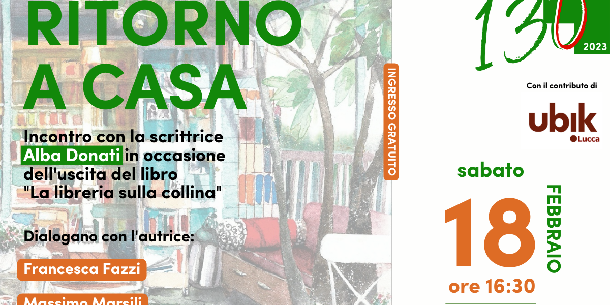 Ritorno A Casa Alba Donati Presenta Il Suo Nuovo Libro Croverde Lucca